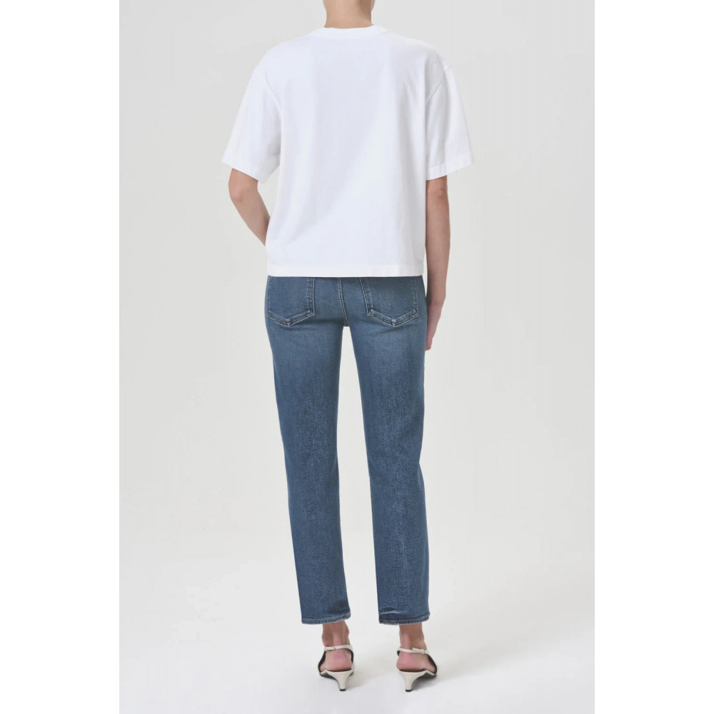 Race Mid Rise Straight Jean