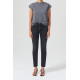 Rubis Glow Mid Rise Slim Crop