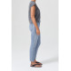 Rubis Glow Mid Rise Slim Crop