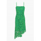 Sunflower Symmetry Crochet Lace Dress