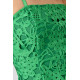 Sunflower Symmetry Crochet Lace Dress