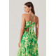 Omega Print Dress