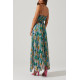 Delicata Floral Pleat Dress