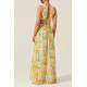 Soft Print Maxi Dress