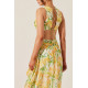 Soft Print Maxi Dress