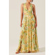 Soft Print Maxi Dress