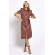 Obsidian Midi Vegan Dress