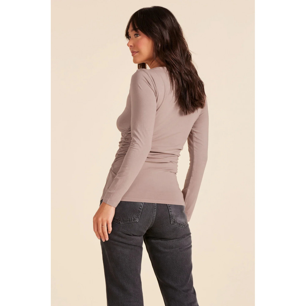 Indigo Neck Top