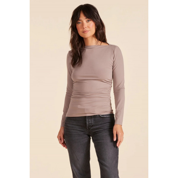 Indigo Neck Top