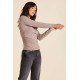 Indigo Neck Top