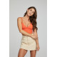 Enchant Tone Crop Rib Tank