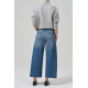Jade Raw Hem Crop