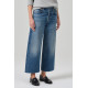 Jade Raw Hem Crop