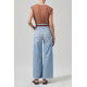 Onde Crop Wide Leg Jean