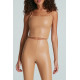 Estrella Leather Crop Cami