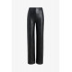 Cedar Leather Wide Leg Pant