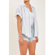 Tesoro Boyfriend Stripe Shirt