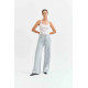 Ámbar Mid Rise Wide Leg Jean