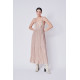 Tessellation Pleat Maxi Dress
