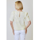 Nebula Glow Flower Applique Top
