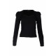 Moda Lumina Ruffle Trim Top
