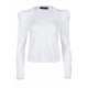 Moda Lumina Ruffle Trim Top