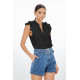 Rose Embroidered Top