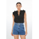 Rose Embroidered Top