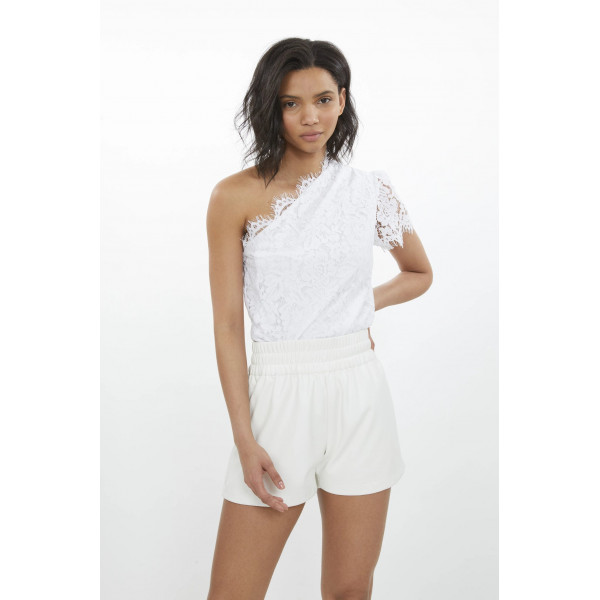 Facet Bloom Lace Top