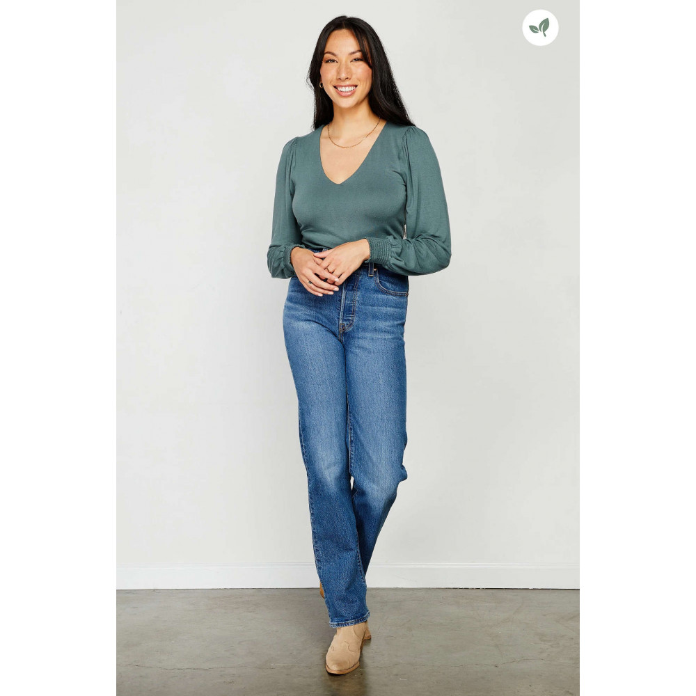 Fortuna V Neck Top