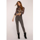 Triunfo Plaid Stirrup Pant