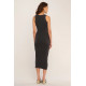 Ivory Fitted Ruched Dress