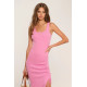Ivory Fitted Ruched Dress