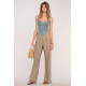 Organza Denim Top