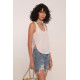 Pearl Crochet Back Tank