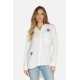 Ambra Paradox Crystal Rose Button Down
