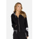 Delicada Skull Heart Zip Hood