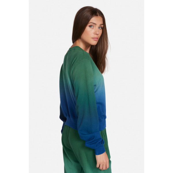 Valhalla Crop Ombre Sweatshirt