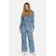 Glimmer Wide Leg Denim Pant