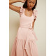 Shine Flow Frilly Dress