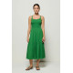 Flash Smocked Midi Dress