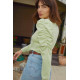 Dulce Drift Gathered Sweatshirt