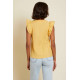 Autumn Luxe Contrast Ruffle Tank