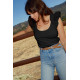 Esprit Ruffled Tank