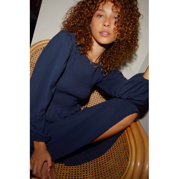 Lusso Peasant Dress
