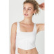 Violetta Square Neck Corset Tank