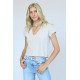Belleza V Neck Tee