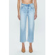 Onyx Crop High Rise Straight Jean