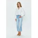 Onyx Crop High Rise Straight Jean
