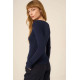 Mussola Comeback Notch Neck Long Sleeve